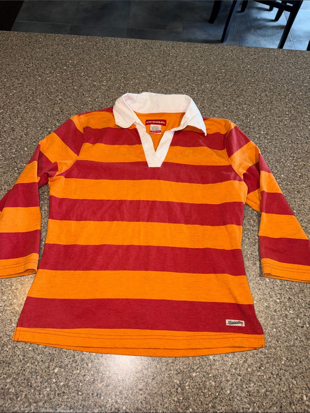 UNIONBAY y2k Striped Rugby Shirt